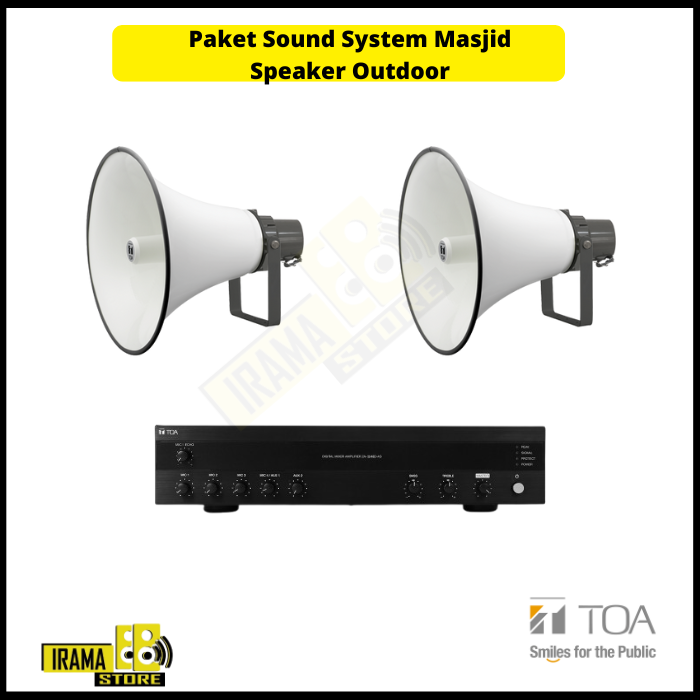 Paket Sound System Masjid Outdoor Speaker TOA - 2 Speaker